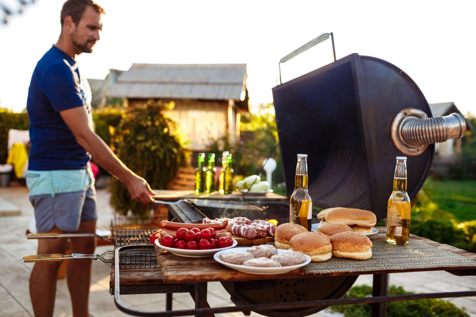 outdoor kitchen installation