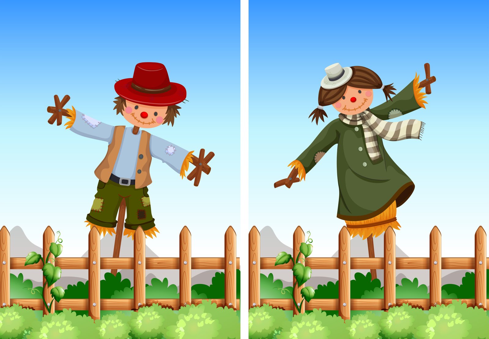 how to make a scarecrow for garden